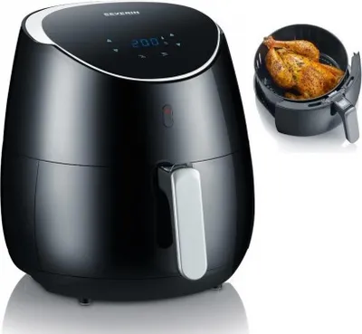 Produktbild von Severin FR 2445, Heißluftfritteuse, 5 l, 1,5 kg, 80 °C, 200 °C, 60 min