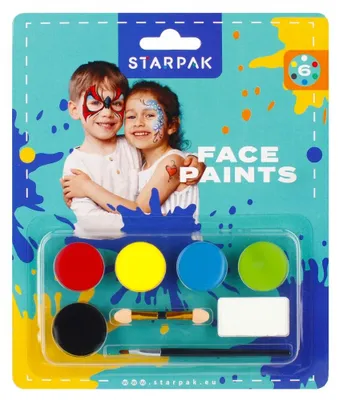 Produktbild von Starpak Gesichts- Und Körperfarben 6 Farben + Zubehör