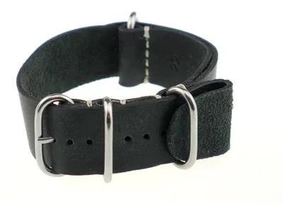 Produktbild von Happel Nato-/ Durchzugsband Memphis 20mm schwarz