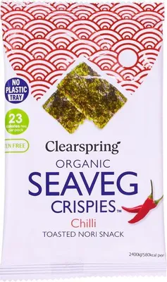 Productafbeelding van Clearspring Seaveg-Crispies Chili (4 gr)