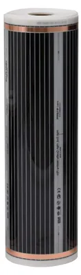 Obrázek produktu pro Topná fólie infračervená - 220 W/m² - 50 cm šířka - 1,0 m (0,50 m²) - 2 x 2,5 m kabel