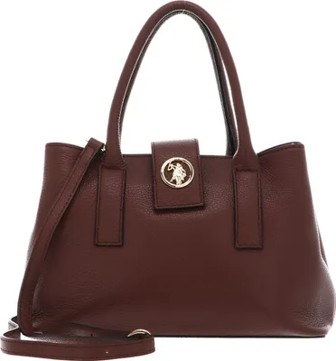 Immagine prodotto di U.S. POLO ASSN. Pelle borsetta borsa a tracolla Arlington Double Handle Bag Brown marrone