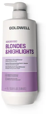 Productafbeelding van Goldwell Dualsenses Blond & Highlights Conditioner tegen gele tinten, 1000 ml