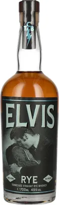 Image de Elvis THE KING Straight RYE Whiskey 45% Vol. 0,7l