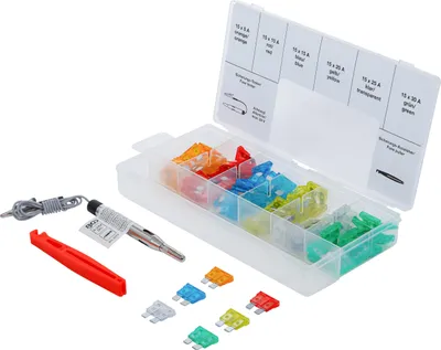 Immagine prodotto di BGS 8124 | Assortimento di fusibili per veicoli | Standard | 92 pz.
