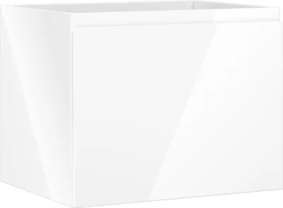 Produktbild von Mexen Orio Badezimmerschrank für Waschbecken 60 cm, 1 Schublade, weißer Glanz - 91A10-06047-1-BF00