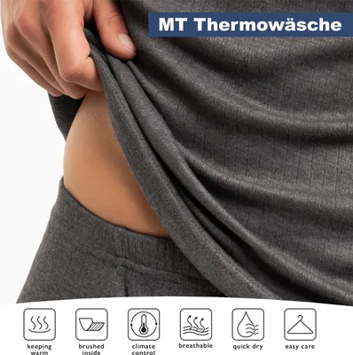Produktbild von MT Herren Ski- und Thermounterhose Winter Unterhose - Olive XXL