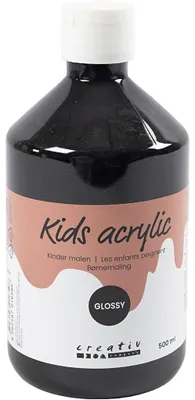 Zdjęcie produktu dla farba akrylowa błyszcząca 500ml czarna