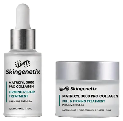 Immagine prodotto di Skingenetix Set Rituale Matrixyl 3000 - Siero e crema rassodante al collagene - 80 ml