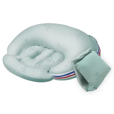 Produktbild von Stillkissen, Schwangerschaftskissen, Multifunktional 2in1 Schwangerschaftskissen, Lagerungskissen, Fütterungskissen,Maschinenwaschbar, Blau