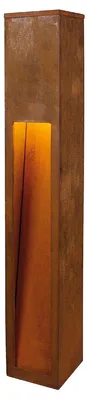 Produktbild von SLV 229411 Rust Slot 80 Outdoor free standing light Energy-saving bulb E-27 11 W Iron (rusty)