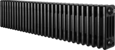 Productafbeelding van Radiator met buizen – 4 kolommen – 300 mm x 1370 mm – Zwart