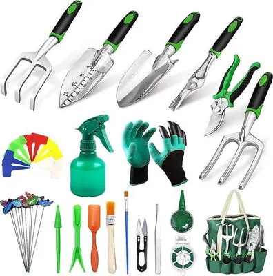 Produktbild von Famanu Gartenwerkzeugset - 38-teiliges Set für den Garten