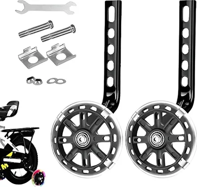 Image de Roues de support LED 118 mm pour vélo 12-20 pouces