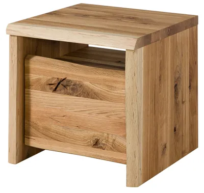 Immagine prodotto di MASSIVMOEBEL24 | Comodino in legno di quercia selvatica 45x45x45 oliato naturale PURE OAK #117