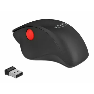 Produktbild von MAUS ergonomisch optisch 5-Tasten 2,4 GHz wireless Rechtshänder USB-A Delock