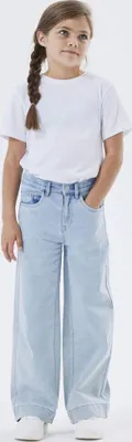 Obrázok produktu pre názov – NKFROSE HW WIDE JEANS 1356-ON NOOS – svetlo modrá džínsovina 158