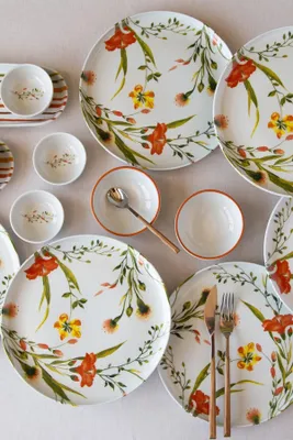 Obrázok produktu pre Hermia Concept, NNMOD14KH880739, raňajková súprava (14 kusov), 100 % PORCELÁN, biela, 24 x 5 x 24 cm