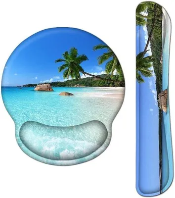 Obrázek produktu pro Ibenzoa® Ergonomická multifunkční podložka pod myš s nastavitelnou opěrkou zápěstí a úložným prostorem pro klávesnici, s protiskluzovou povrchovou úpravou – vhodná pro mechanické i membránové klávesnice
