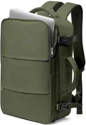 Image de Ensemble de valises de voyage pratique pour hommes et femmes, aux dimensions 45 x 36 x 20 cm, avec une housse pour ordinateur portable de 15,6 pouces