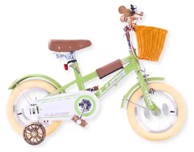 Produktbild von Buxibo - Kinderfahrrad für Jungen - Luca - 12 Zoll - Grün