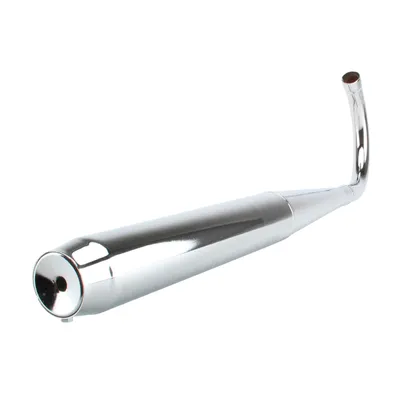 Produktbild von Tuning Auspuffanlage chrom 70/900/32mm geschlossen für Zündapp C KS GTS CS 50 Typ 441 517 529