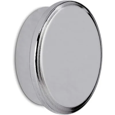Produktbild von MAUL Magnet rund 1 Stück 13 kg Stahl Metall Neodym Ø 2.5 x 0.9 cm silber