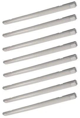 Produktbild von 8er Set LED Wannenlampen, neutralweiß, L 126 cm, VT-12023