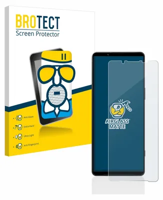 Produktbild von BROTECT Entspiegelungs Schutzglas für Sony Xperia 1 V Schutzfolie Panzer Folie Glas Display Schutz matt