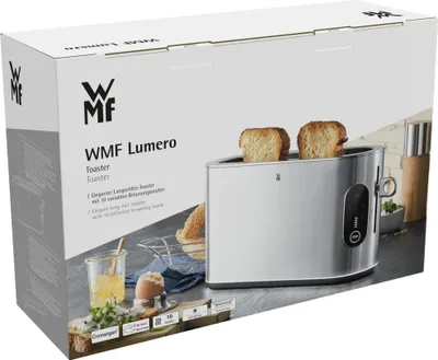 Productafbeelding van WMF Lumero 0414190011, 2 plakken, Roestvrij staal, Kunststof, Roestvrij staal, LED, 980 W, 401 mm