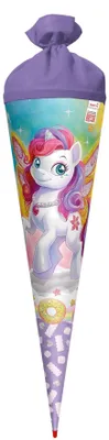 Produktbild von Roth Schultüte 70cm rund Feen-Pferd Flora Glitter