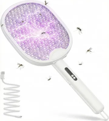 Obrázok produktu pre Elektrický odpudzovač komárov – lampa na likvidáciu hmyzu – boj proti škodcom – 4000 V, UV svetlo – 20 x 4,2 x 49 cm