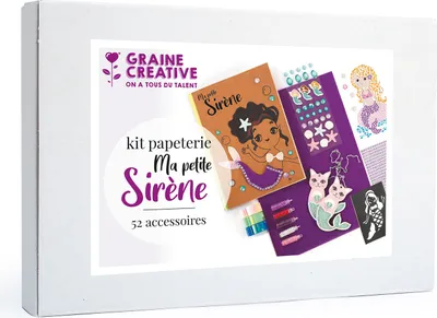 Produktbild von DIY-Set Briefpapier - Meine kleine Meerjungfrau