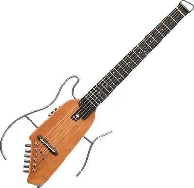 Obrázek produktu pro Donner HUSH-I Mahogany Natural Headless kytara