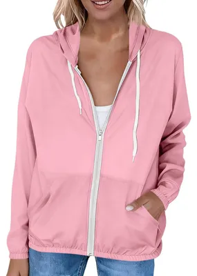 Imagen del producto de Sudadera de verano para mujer con protección solar y mangas largas