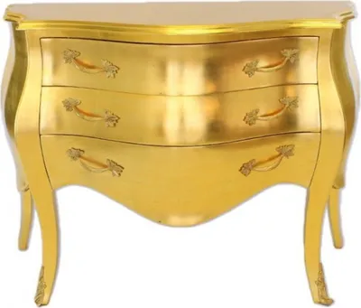 Produktbild von Casa Padrino Barock Kommode Gold 100 cm - Antik Stil Möbel Wohnzimmer