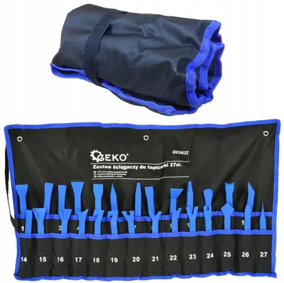Produktbild von Geko Polsterclips-Entriegler-Werkzeug 27-teiliges Hebel-Set