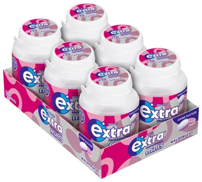 Image de Wrigleys Extra Professional Menthe Fruits des bois 6 boîtes