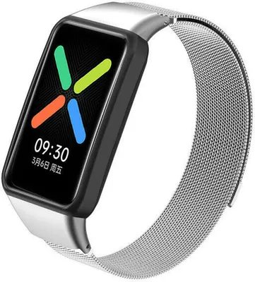 Produktbild von Strap-it Milanese-Kompatibel mit Oppo watch free Armband 46mm Ersatzarmband - Gliederarmband - Hogwertiges Edelstahl Oppo watch series für Oppo smartwatch Armband Silber