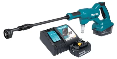 Zdjęcie produktu dla Akumulatorowa myjka ciśnieniowa Makita DHW 180 RM1 18 V 24 bar + 1x akumulator 4,0 Ah + ładowarka