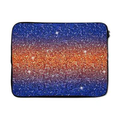 Produktbild von MuchoWow® Laptop Hülle 17 Zoll Laptoptasche Ombre - Jungfrau - Edelsteine - Tierkreiszeichen - Muster - Zipper - Schutzabdeckung