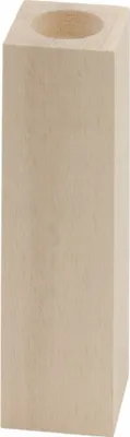 Obrázek produktu pro Obdélníkový svícen 20x6 cm z bukového dřeva 1 kus