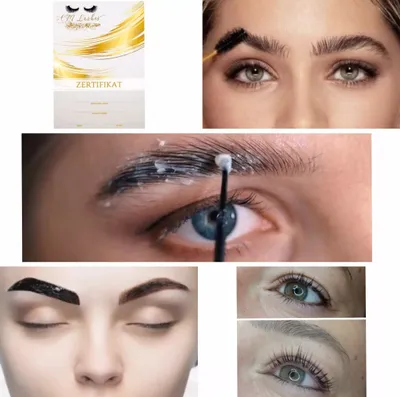Produktbild von Wimpernlifting, Augenbrauenlifting, Henna Brows als 3er Schulung zum Selbststudium, inklusive 3 Zertifikate von CM Lashes