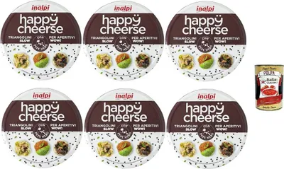 Produktbild von 6x Happy Cheerse Pepe 140gr+ Italian gourmet polpa 400g
