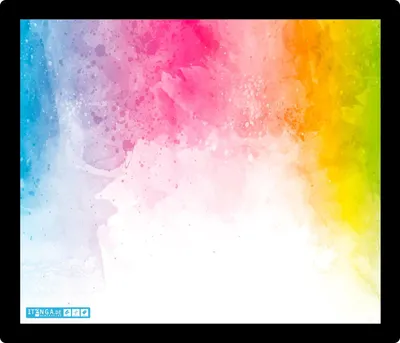 Produktbild von ITENGA Mauspad REGENBOGEN AQUARELL 21 x 18 cm Kunststoff rutschfest
