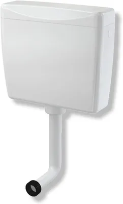 Produktbild von Premium Spülkasten WC Kunststoff Start/Stop Toilettenspülung, Klospülung, WC, Spülkasten 6-8 Liter, weiss Bad Aufputz Wasserspülkasten Funktionsklasse I