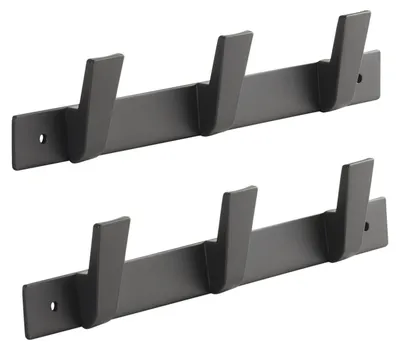 Produktbild von SOTECH Hakenleiste Blackline Albus – 3 Haken (2 Stück)