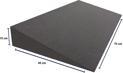 Obrázok produktu pre Dibapur© Klinový vankúš (bez poťahu) (Š 70 x D 45 x V 15 / 1cm) Matrace Klinový matrac Zvyšovací klin na posteľ