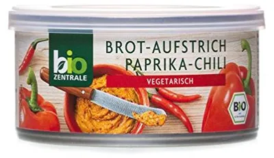 Image de biozentrale Pâte à tartiner au paprika et au chili, paquet de 6 (6 x 125 g)