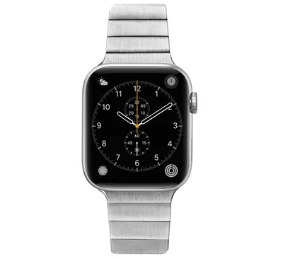 Produktbild von LAUT Links 2.0 Stainless Steel Apple Watch 42mm / 44mm / 45mm / 49mm Silver
